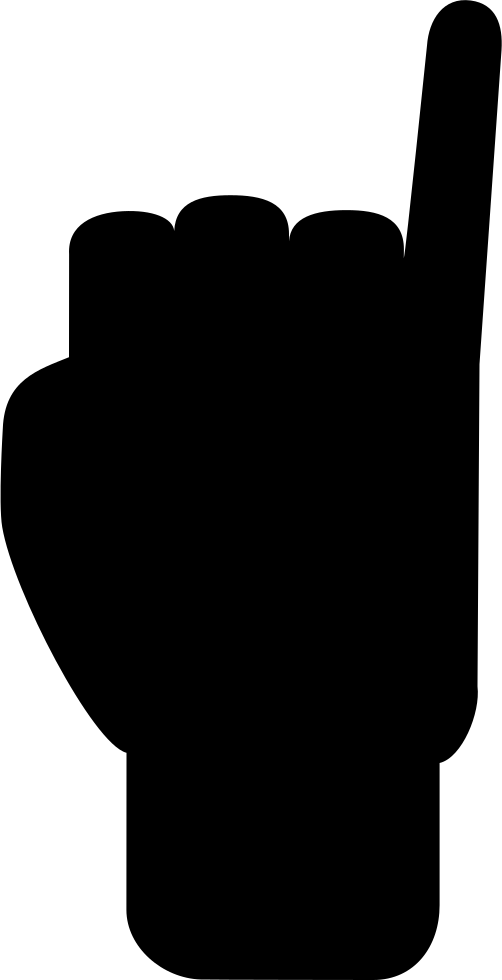 Finger Clipart One Little Finger - Finger Clipart One Little Finger (502x980)