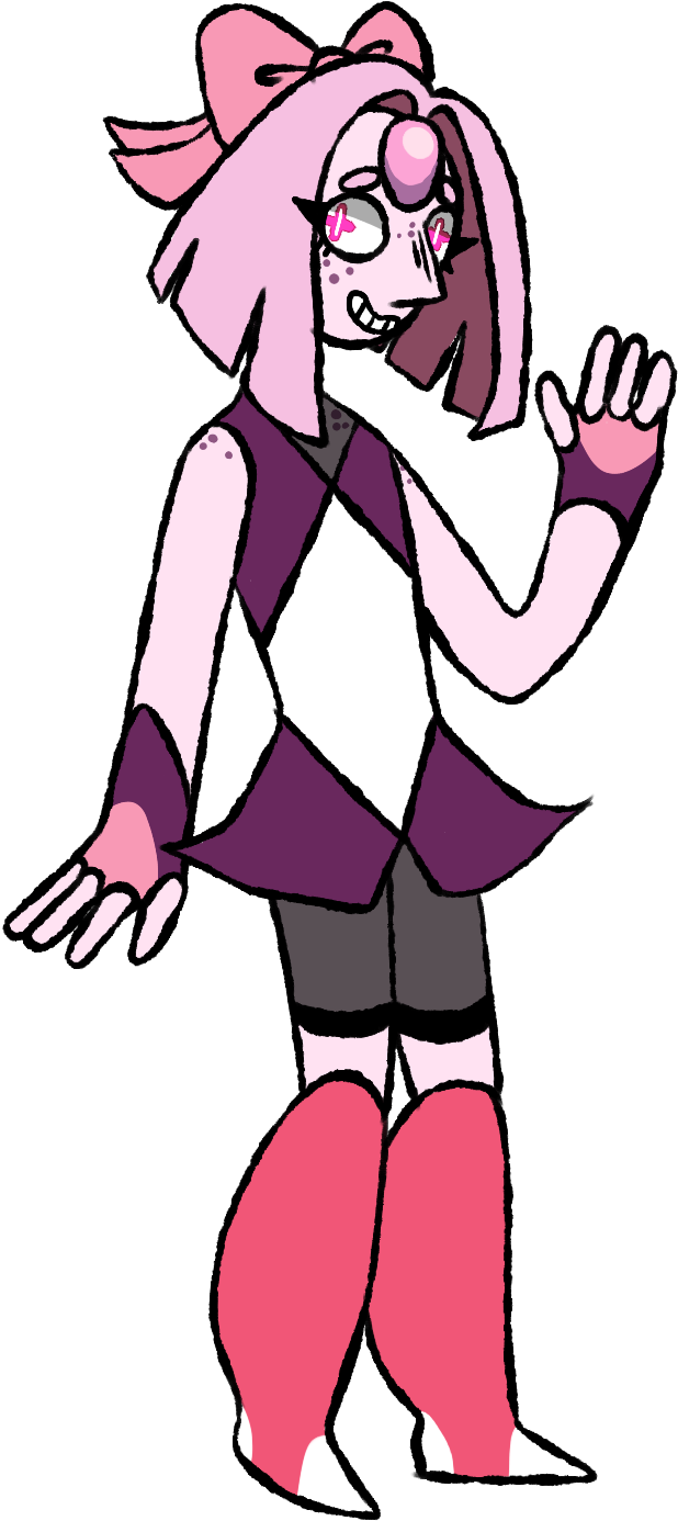 Pink Pearl Aka Pinky By H0l0graphics - Pink Pearl Aka Pinky By H0l0graphics (655x1411)