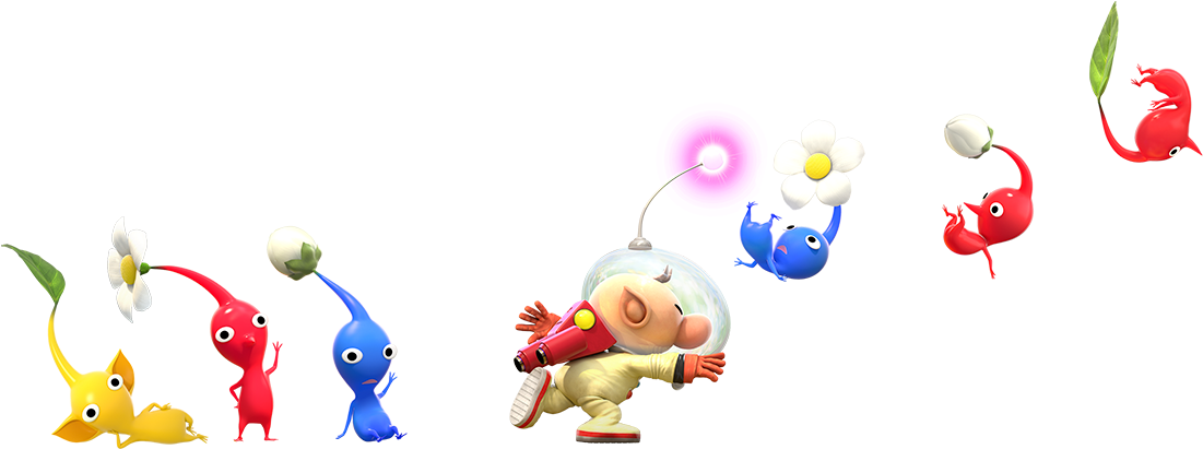 Captain Olimar Pikmin Character Art - Captain Olimar Pikmin Character Art (1400x680)