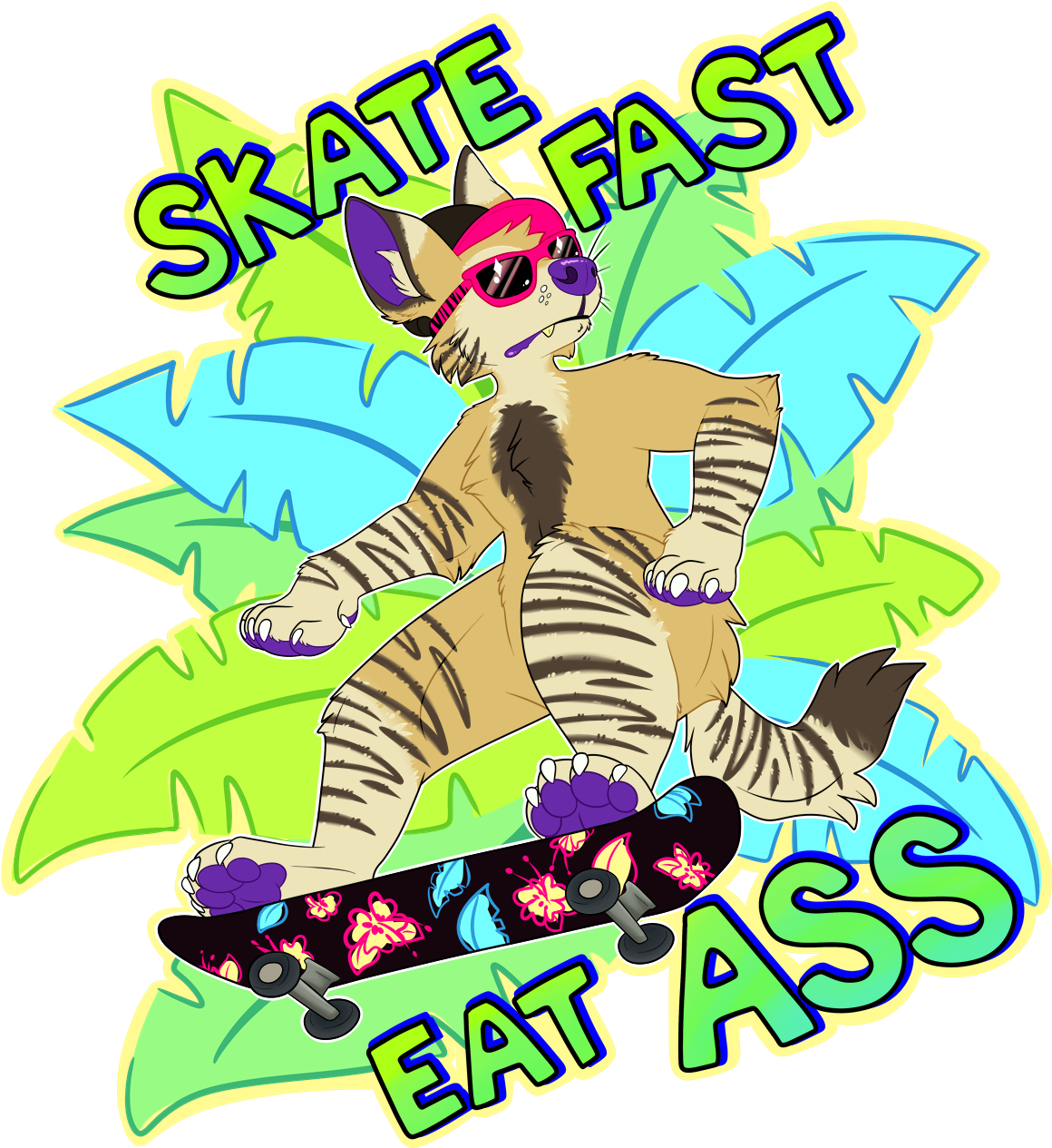 Skate Fast Eat Ass - Skate Fast Eat Ass (1280x1280)