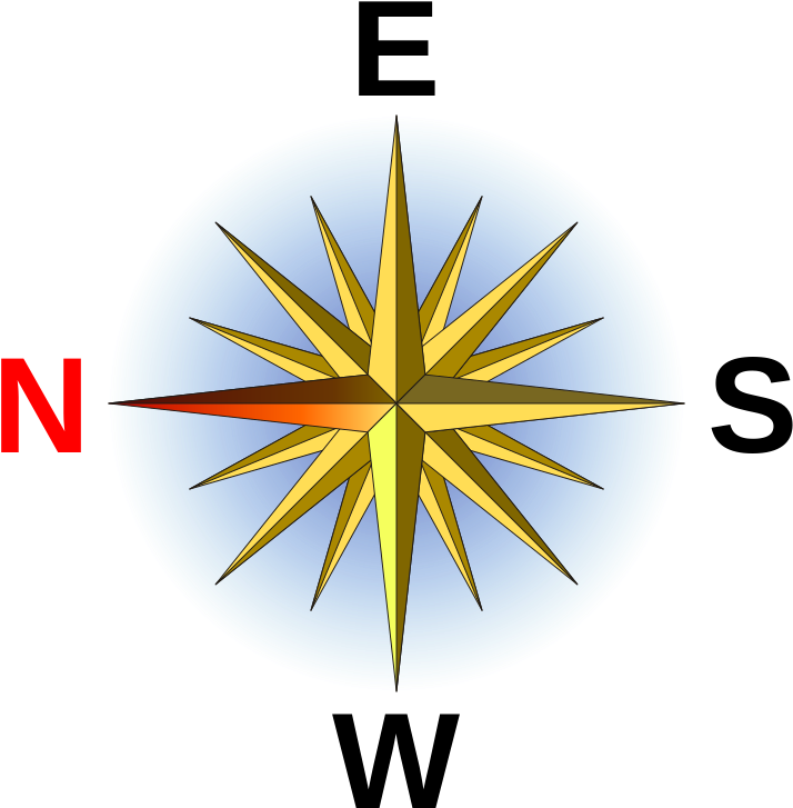 Compass Rose En Small E - Compass Rose En Small E (768x768)