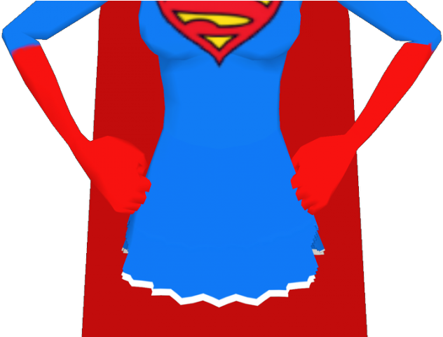 Supergirl Clipart Cape - Supergirl Clipart Cape (640x480)