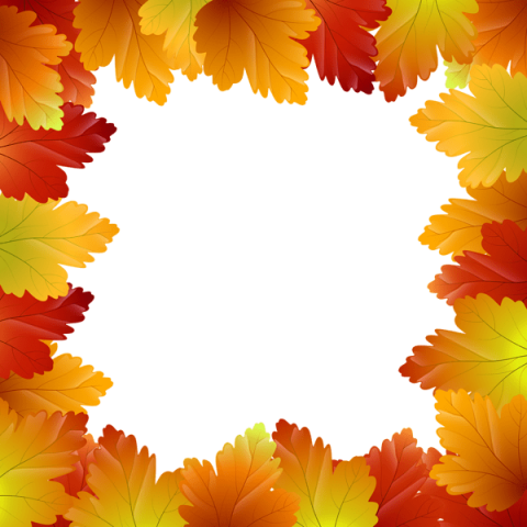 Free Png Download Autumn Leaves Border Frame Clipart - Free Png Download Autumn Leaves Border Frame Clipart (480x480)