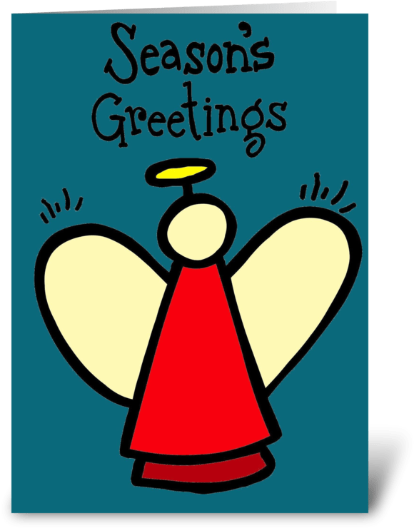 Christmas Angel Greeting Card - Christmas Angel Greeting Card (700x792)