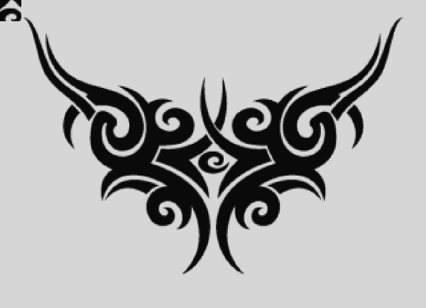 Snake And Dragon Tribal Tattoo Clipart Design Free - Snake And Dragon Tribal Tattoo Clipart Design Free (600x435)
