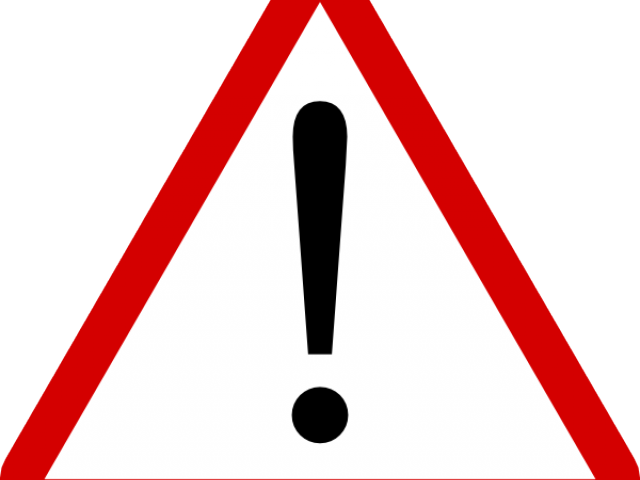 Danger Clipart Emergency Sign - Danger Clipart Emergency Sign (640x480)