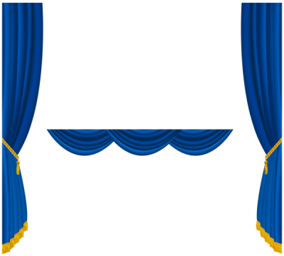 Blue Curtain Png Images Png Images - Blue Curtain Png Images Png Images (400x361)