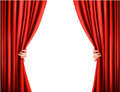 Hands Opening Velvet Curtains - Hands Opening Velvet Curtains (400x400)