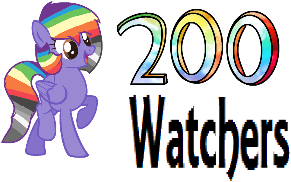 Thank You Guys For The 200 Watchers By Therainbowgod - Thank You Guys For The 200 Watchers By Therainbowgod (1024x633)