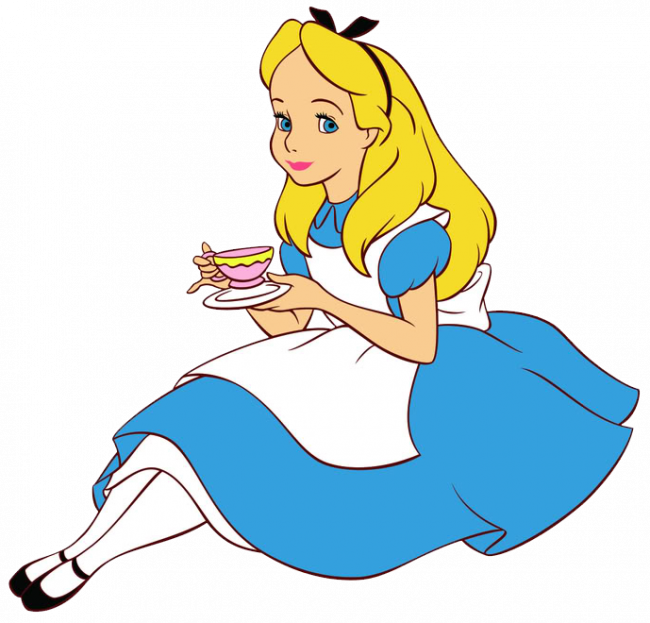 Download Free Printable "alice In Wonderland Clipart" - Download Free Printable "alice In Wonderland Clipart" (650x623)