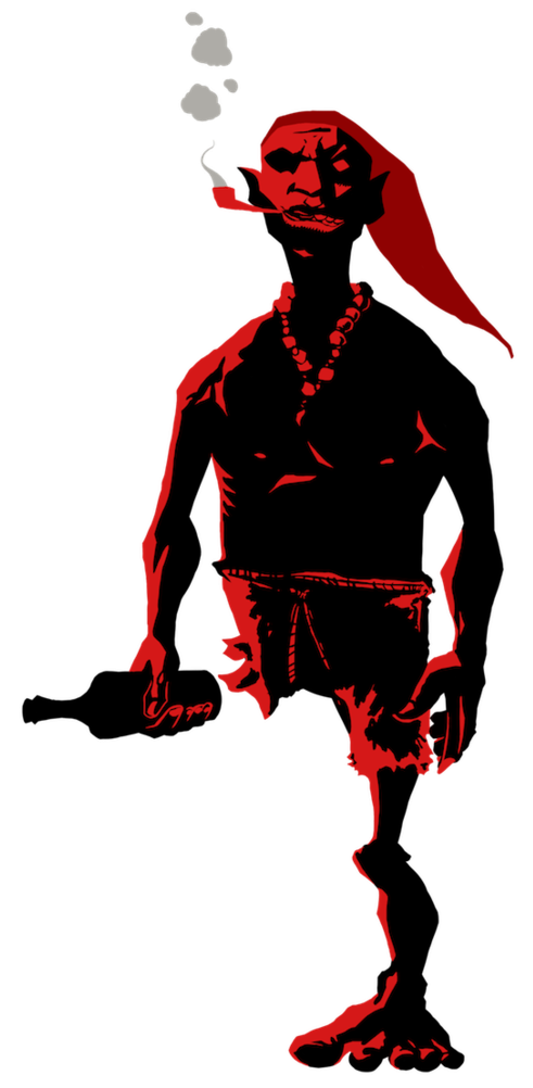 Image Of Saci, The One-legged Demon - Image Of Saci, The One-legged Demon (500x1001)