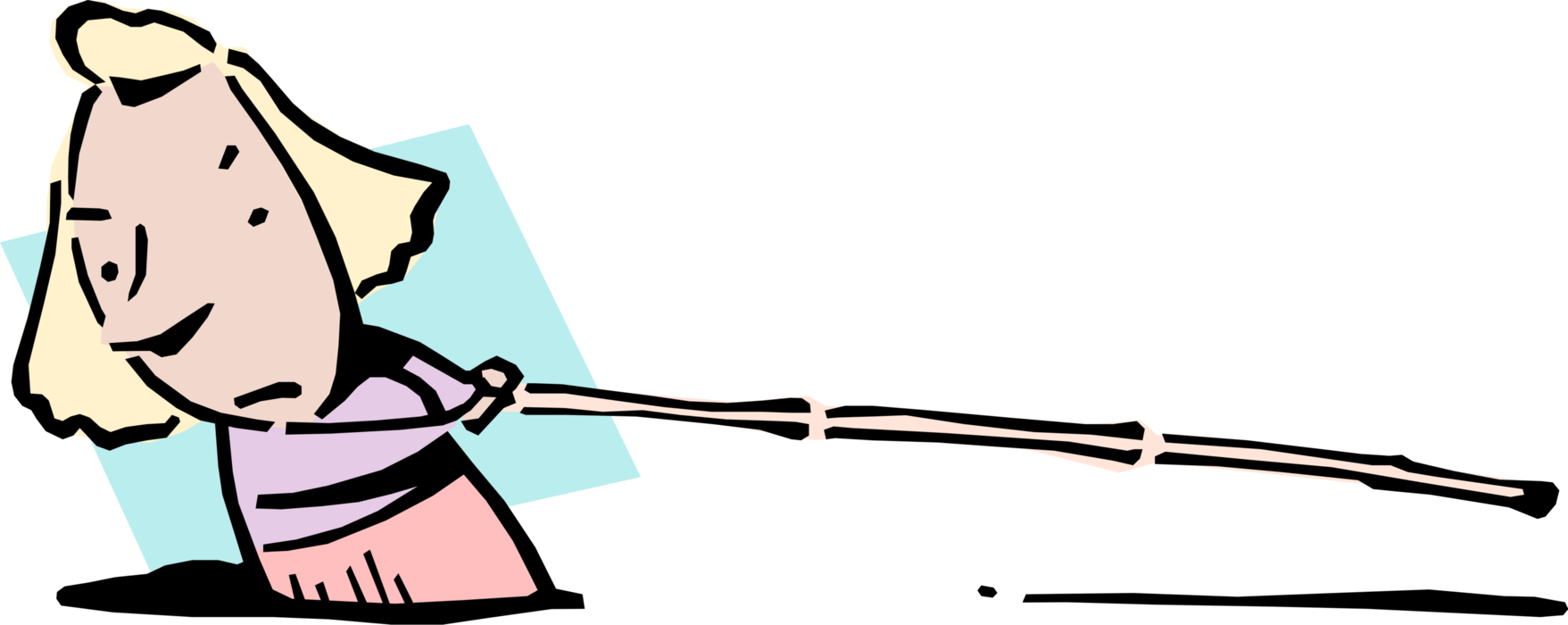 Pole Vector Cartoon - Pole Vector Cartoon (1757x700)