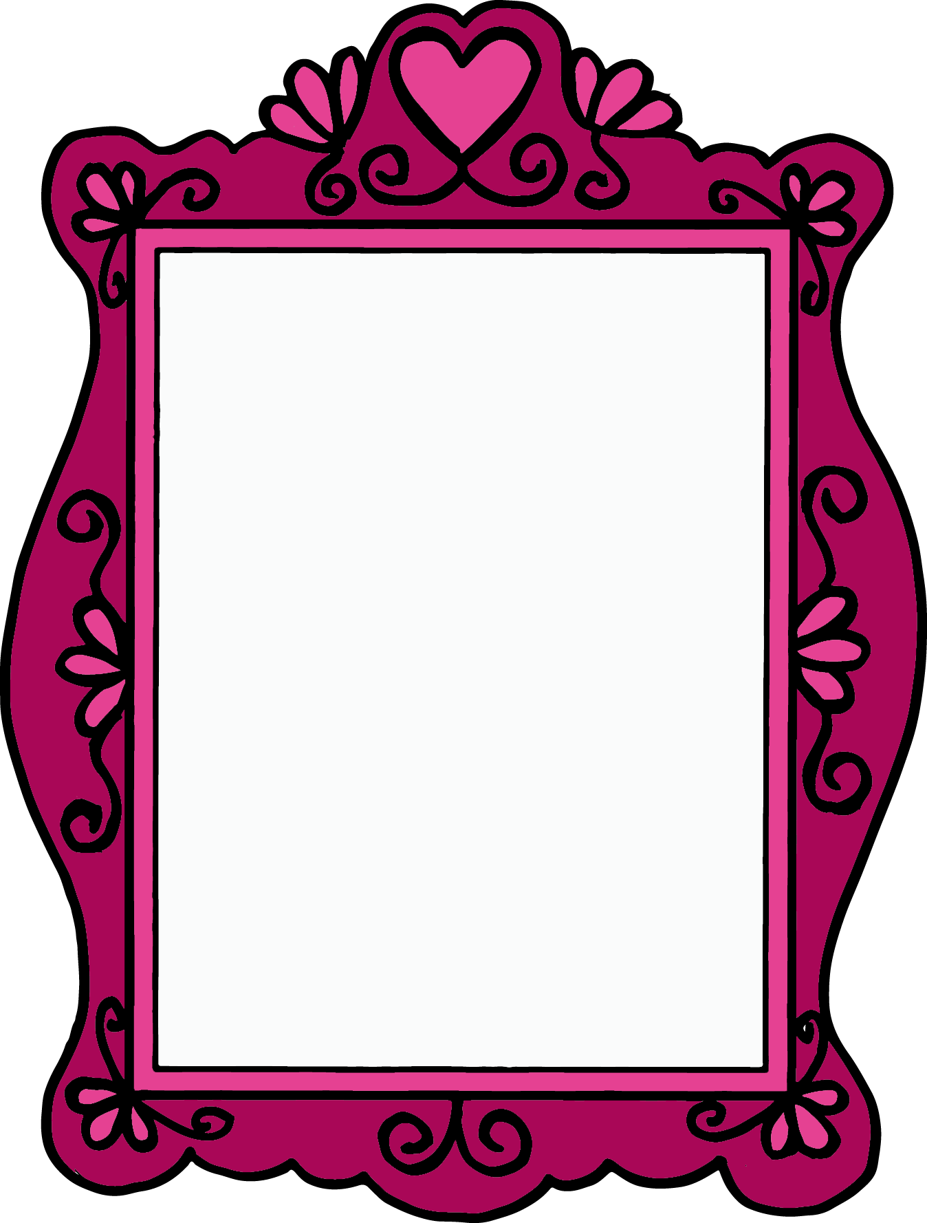 Chalkboard Clip Border - Chalkboard Clip Border (1348x1778)