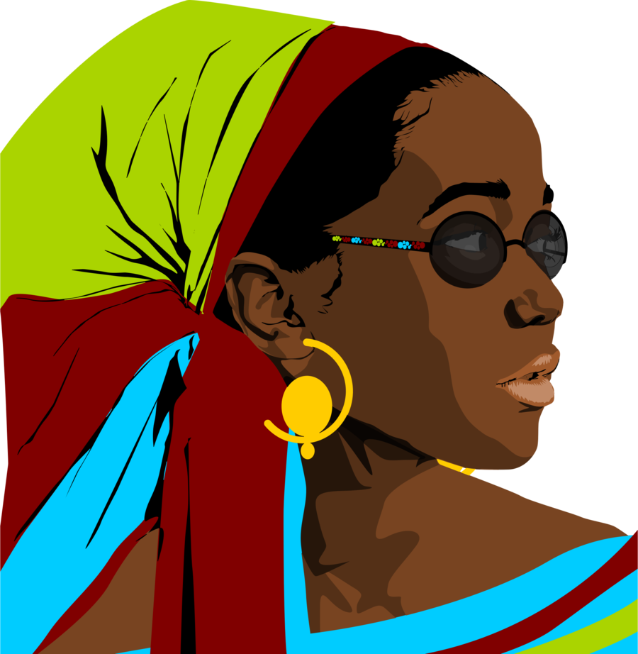 Black Woman Clipart Black Clip Art - Black Woman Clipart Black Clip Art (900x922)