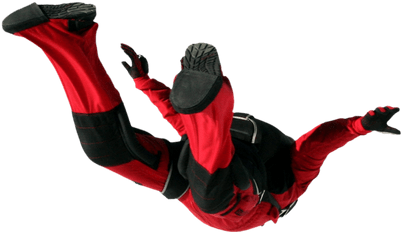 Skydiver Before Opening Parachute - Skydiver Before Opening Parachute (400x400)