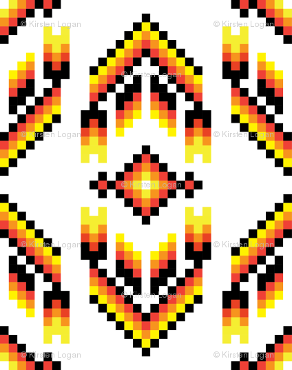 Clip Art Native American Designs And Patterns - Clip Art Native American Designs And Patterns (424x537)