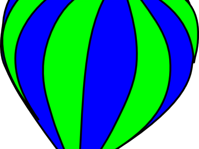Hot Air Balloon Clipart Red White Blue - Hot Air Balloon Clipart Red White Blue (640x480)