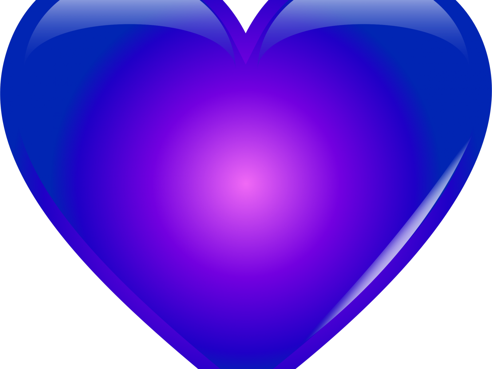 Image Black And White Stock Blue Heart Clipart - Image Black And White Stock Blue Heart Clipart (1600x1200)