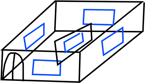 Sketch Of The Museum Environment - Sketch Of The Museum Environment (627x695)