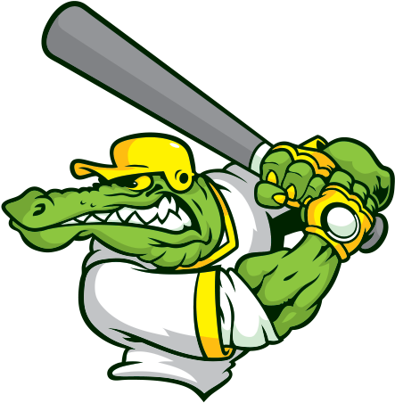 Printed Vinyl Gator Baseball Player - Printed Vinyl Gator Baseball Player (600x600)
