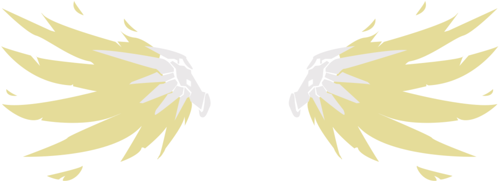 Clip Art Library Mercy Wings Spray By Syliandra On - Clip Art Library Mercy Wings Spray By Syliandra On (1024x512)