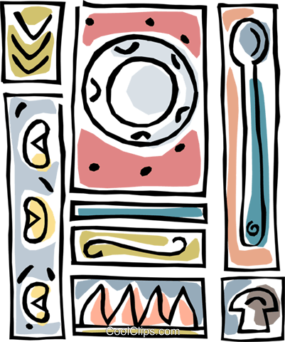 Cooking, Utensils Royalty Free Vector Clip Art Illustration - Cooking, Utensils Royalty Free Vector Clip Art Illustration (401x480)