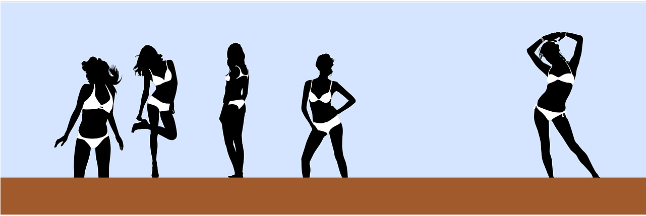 Vacation, Bikini Beach Girl Sexy Female Body Posing - Vacation, Bikini Beach Girl Sexy Female Body Posing (1280x640)