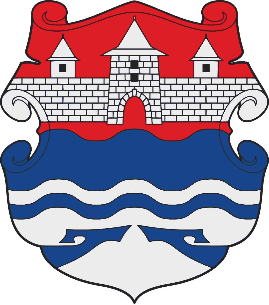 Small Coat Of Arms Of Banja Luka - Small Coat Of Arms Of Banja Luka (1078x1224)