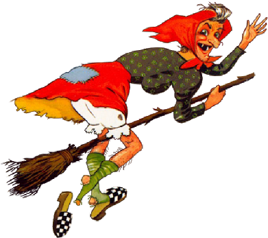 Ugly Witch Halloween Cartoon Clip Art - Ugly Witch Halloween Cartoon Clip Art (400x400)