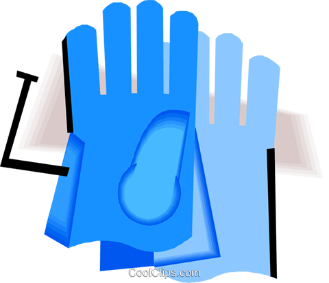 Safety Gloves, Rubber Gloves Royalty Free Vector Clip - Safety Gloves, Rubber Gloves Royalty Free Vector Clip (480x412)