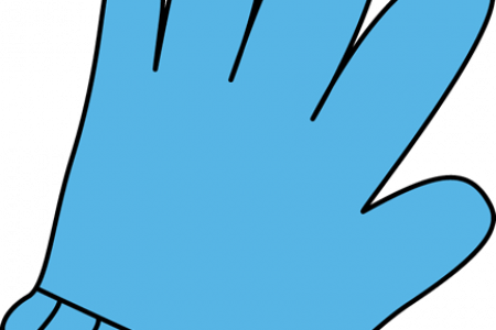 Glove Clipart Science - Glove Clipart Science (450x300)
