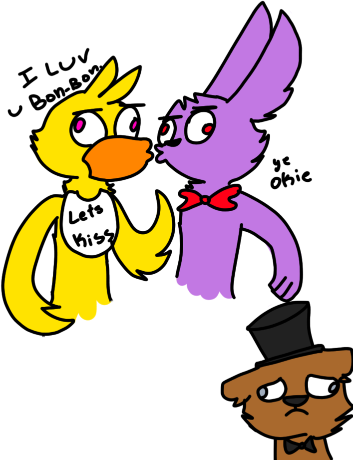 Love Triangle By Ask Fnaf N Friends - Love Triangle By Ask Fnaf N Friends (707x1131)
