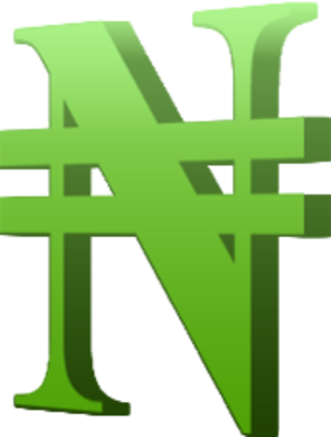 Naira Sign Clipart Nigerian Naira Currency Symbol - Naira Sign Clipart Nigerian Naira Currency Symbol (303x400)
