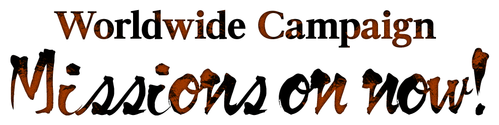 Worldwide Campaign Missions On Now - Worldwide Campaign Missions On Now (994x293)