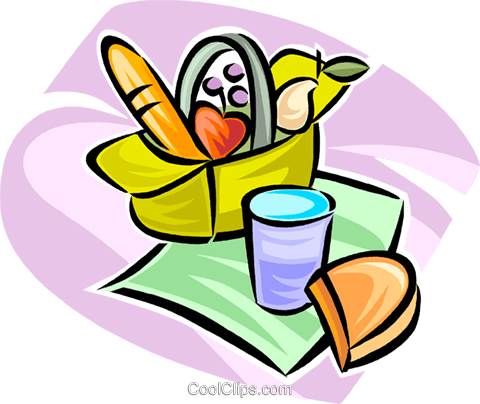 Picnic Basket Royalty Free Vector Clip Art Illustration - Picnic Basket Royalty Free Vector Clip Art Illustration (480x404)