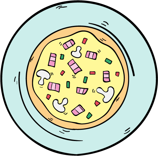 卡通手绘鸡蛋饼 - 卡通手绘鸡蛋饼 (600x600)