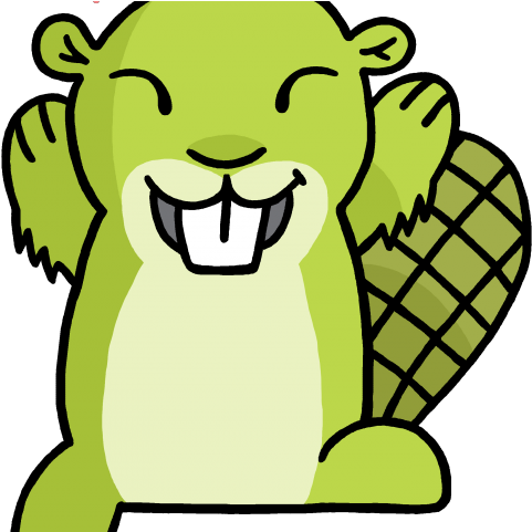 Beaver Clipart Happy - Beaver Clipart Happy (640x480)