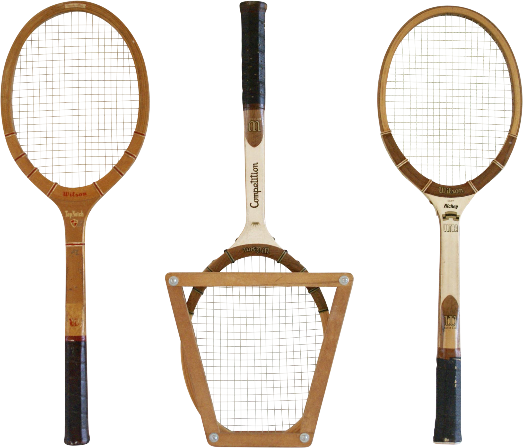 Clip Art Antique Tennis Rackets - Clip Art Antique Tennis Rackets (2257x1933)