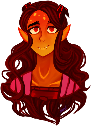 Happy 6th Birthday Ava's Demon I Made A Doodle To Celebrate - Happy 6th Birthday Ava's Demon I Made A Doodle To Celebrate (400x541)