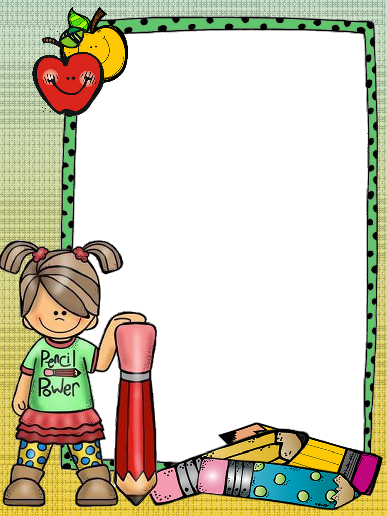Borders For Paper, Borders And Frames, School Border, - Borders For Paper, Borders And Frames, School Border, (768x1024)