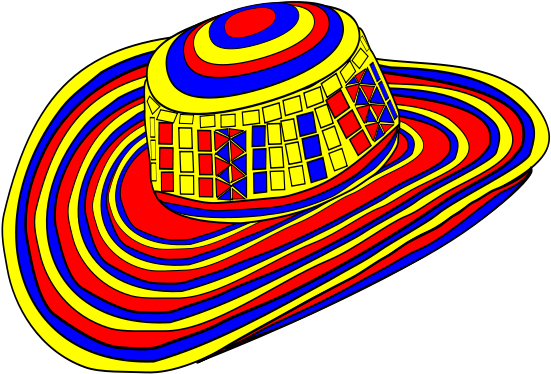 Flag Of Colombia Sombrero Vueltiao Colombian Cuisine - Flag Of Colombia Sombrero Vueltiao Colombian Cuisine (566x800)