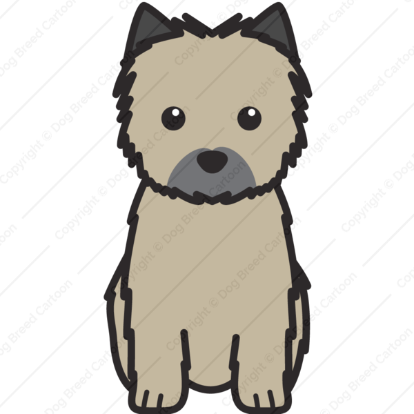 Cairn Terrier Clipart Little Dog - Cairn Terrier Clipart Little Dog (600x600)