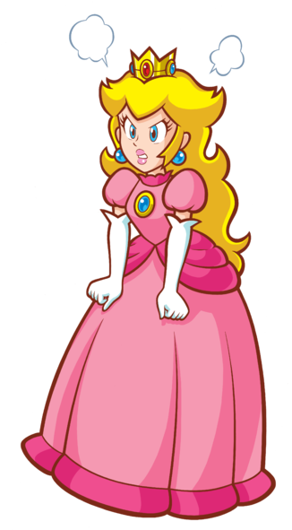 Princess Peach Clipart Pink - Princess Peach Clipart Pink (341x598)