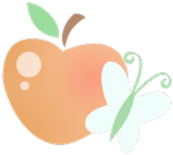 Vector Black And White Cutie Mark Peach Roblox - Vector Black And White Cutie Mark Peach Roblox (420x420)