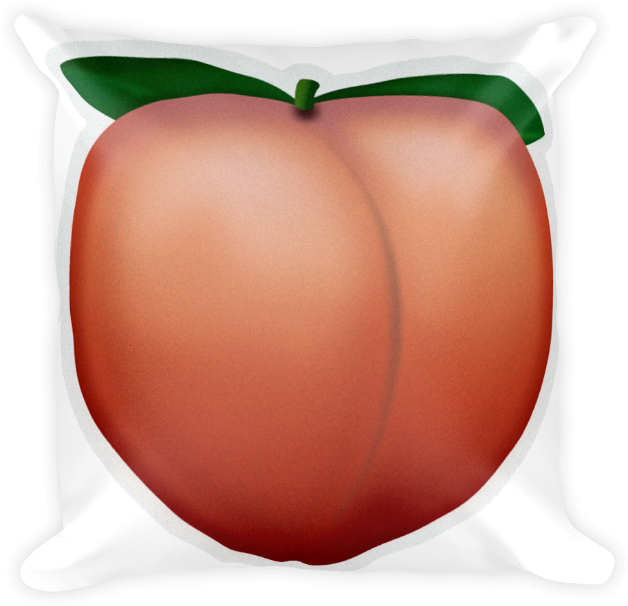 Emoji Clipart Peach - Emoji Clipart Peach (1000x1000)