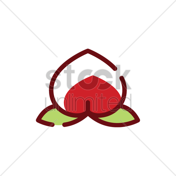 Peach Clipart Longevity Peach - Peach Clipart Longevity Peach (600x600)