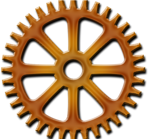 Steampunk Gear Clipart 3d Png - Steampunk Gear Clipart 3d Png (640x480)