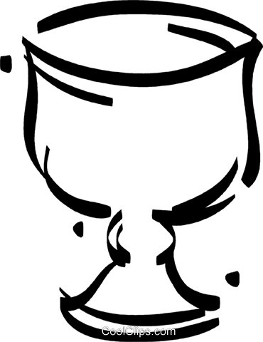 Chalice Royalty Free Vector Clip Art Illustration - Chalice Royalty Free Vector Clip Art Illustration (370x480)