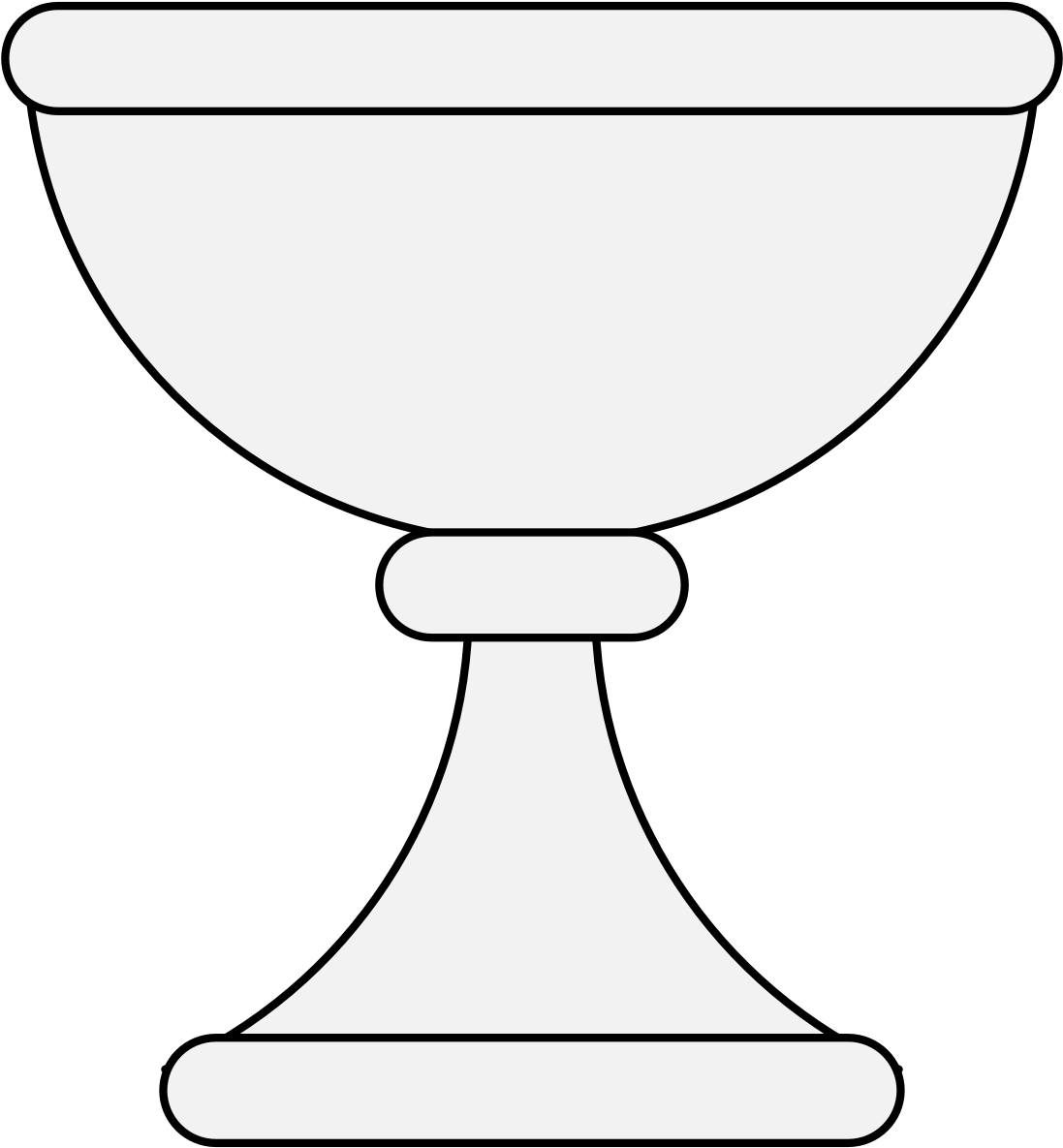 Chalice Clipart Svg - Chalice Clipart Svg (1106x1218)