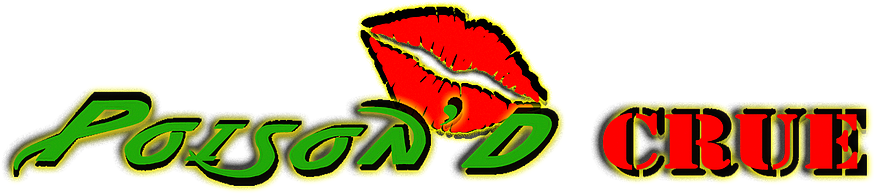 Poisond Crue Logo With Lips 5 - Poisond Crue Logo With Lips 5 (889x235)